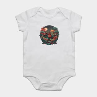 Japanese Village Baby Bodysuit